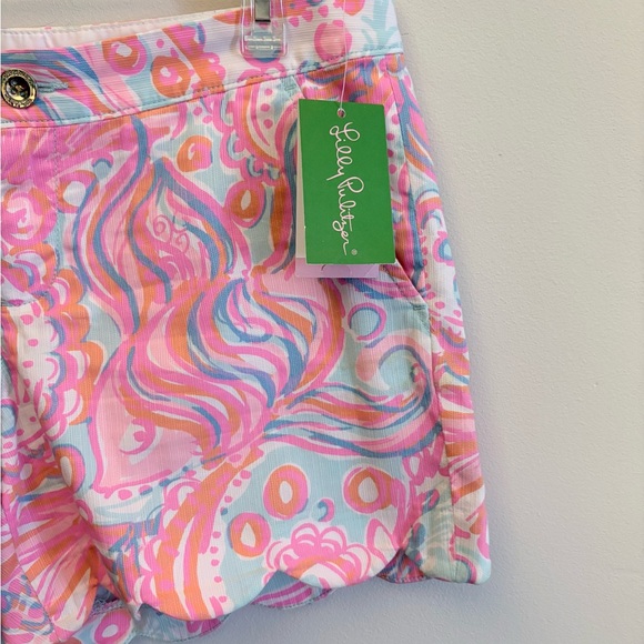 NWT LILY PULITZER “Too Much Bubbly” Buttercup Shorts - Picture 4 of 11